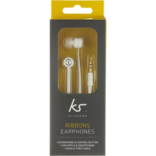 Гарнитура Kitsound KS Ribbons earphones (white) KSRIBWH