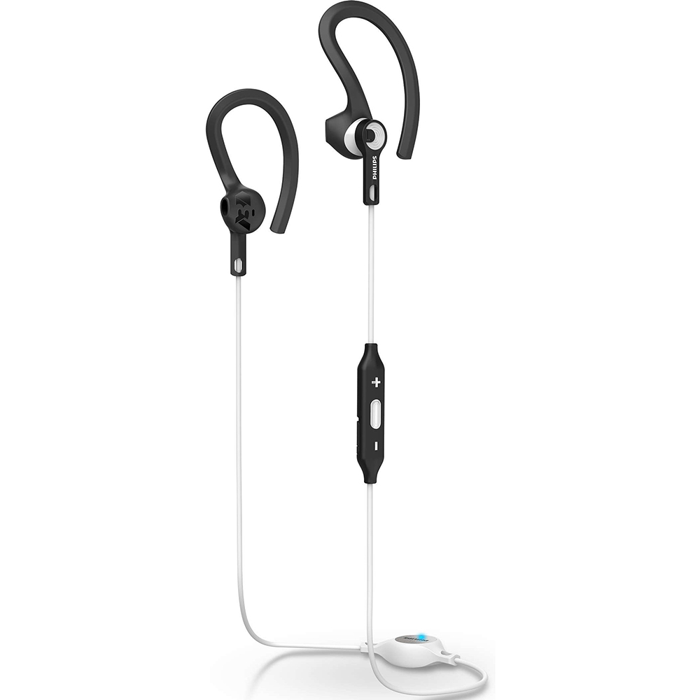 Гарнітура PHILIPS SHQ8300WS/00 Bluetooth sport Black White