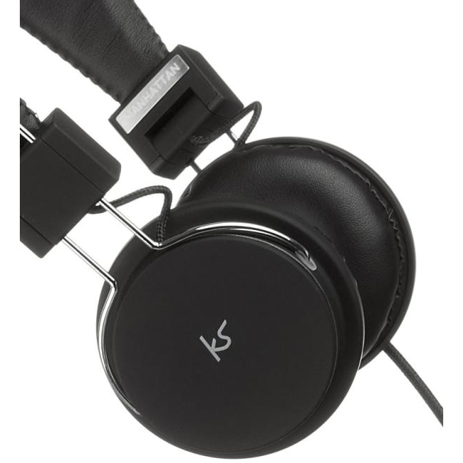 Гарнитура KIT Manhattan Wired Over Ear Headphones Black (KSMHWBK) Вид гарнитура