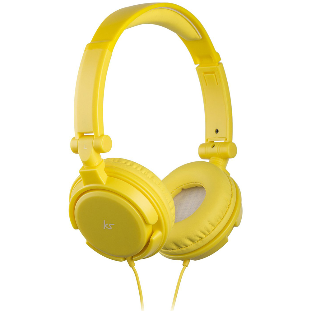 Гарнитура KIT iD Headphones Yellow (KSIDYL)