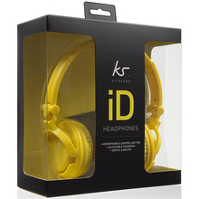 Гарнитура KIT iD Headphones Yellow (KSIDYL)