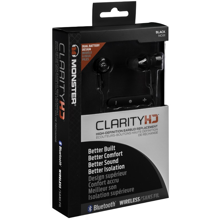 Гарнітура MONSTER CLARITY HD Black (MNS-137030-00) Кріплення шнурок на шию