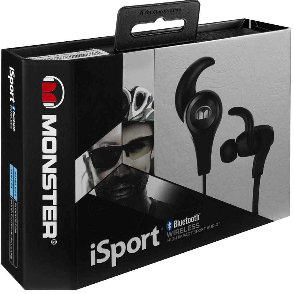 Зовнішній вигляд Гарнітура MONSTER iSport Black (MNS-128660-00)