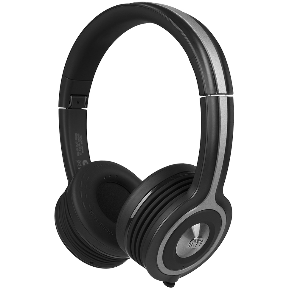 Гарнітура MONSTER iSport Freedom Black (MNS-128947-00) Конструкція накладні (накладаються на вухо)