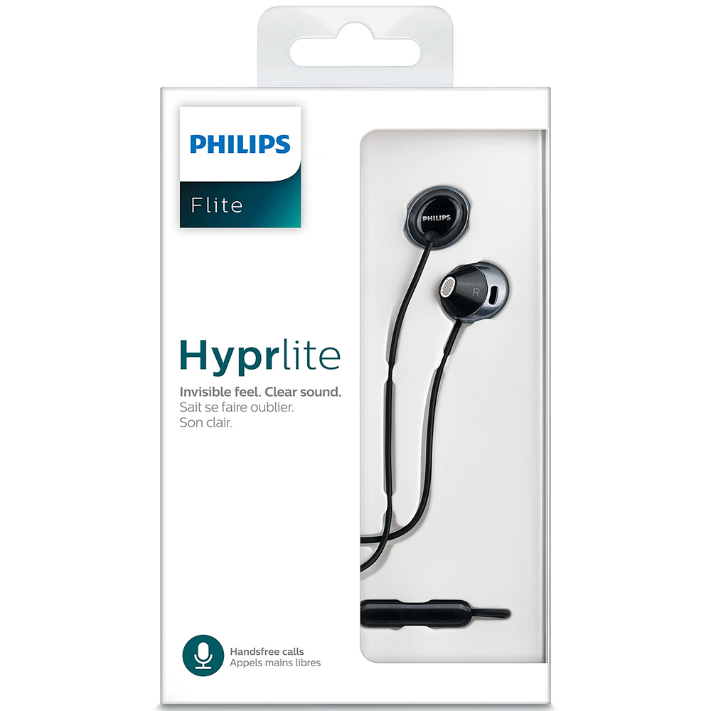 Гарнітура PHILIPS SHE4205BK/00 Black Конструкція вкладиші (у вушну раковину)