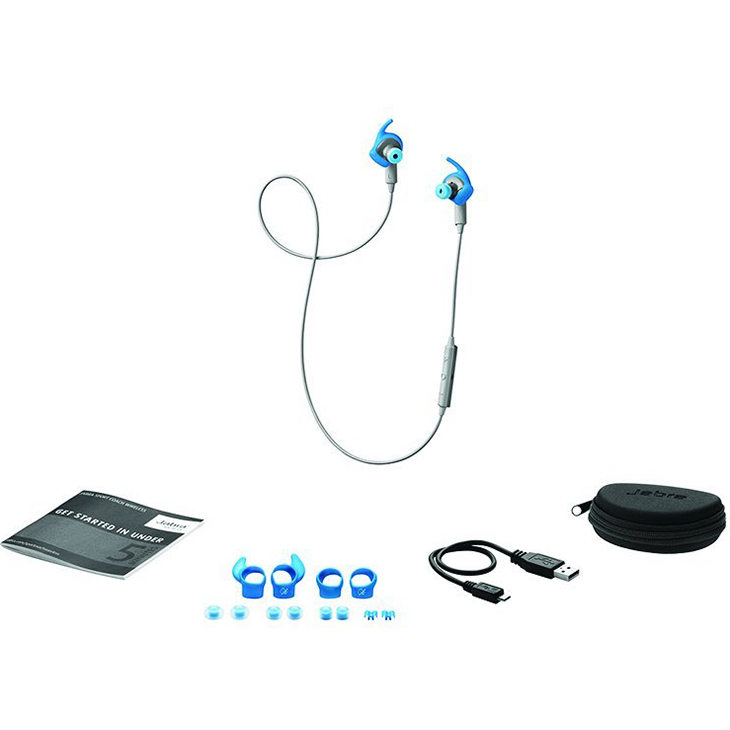 Гарнитура JABRA SPORT COACH Blue (100-97200001-60) Конструкция внутриканальные (в ушной канал)