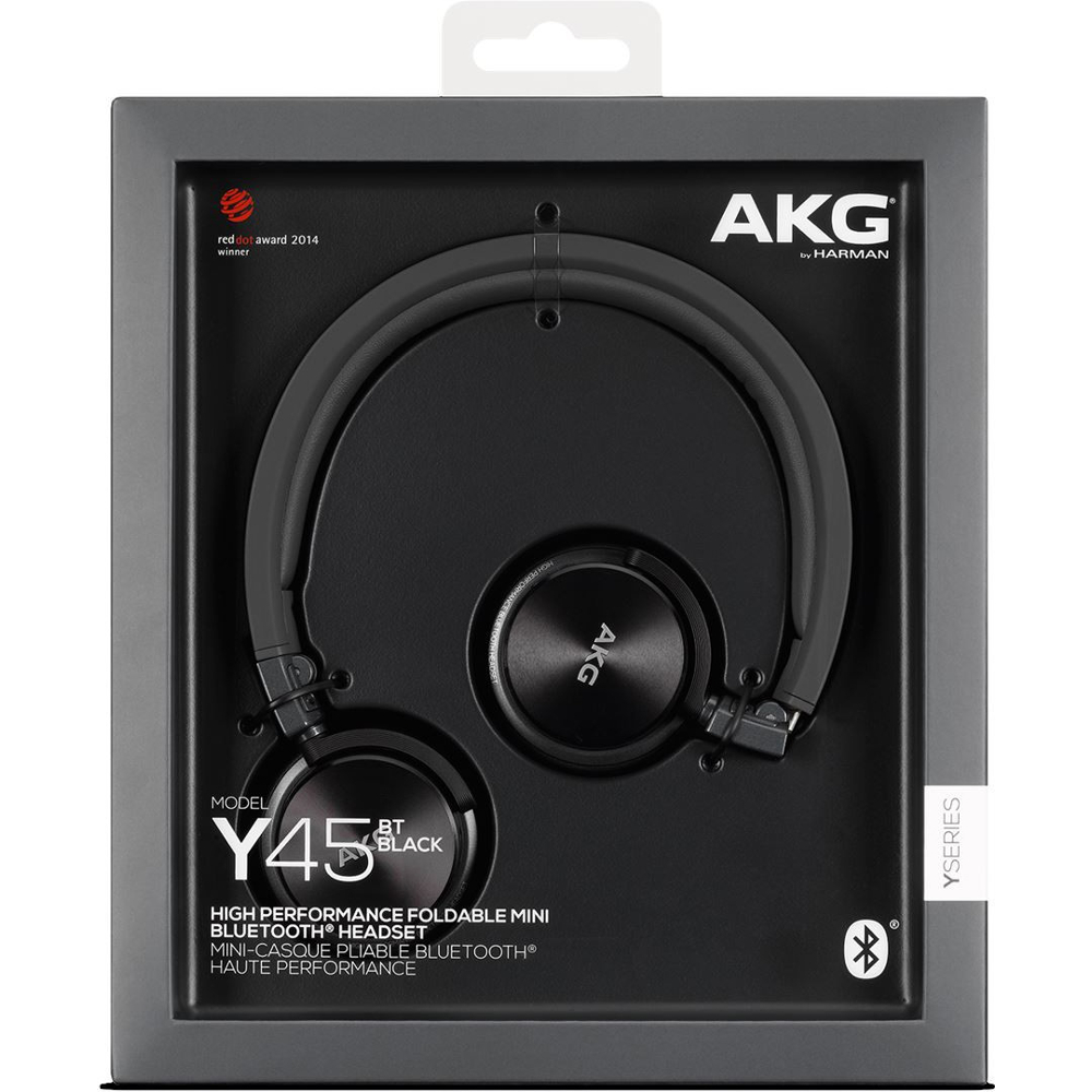 Гарнітура AKG Y45BT Black (Y45BTBLK) Акустичне оформлення закриті