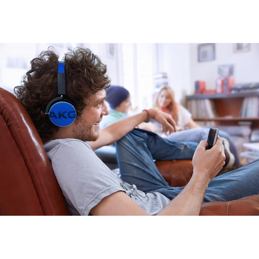 Гарнитура AKG Y50BT Blue (Y50BTBLU) Конструкция накладные (накладываются на ухо)