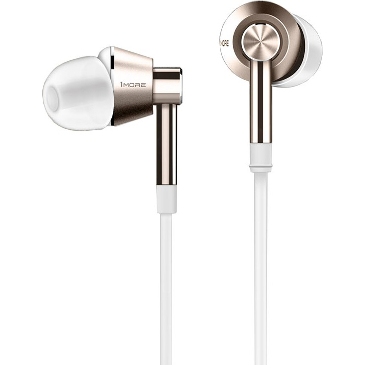 Гарнитура 1MORE Dual Driver In-Ear Headphones White/Gold (Р25356)