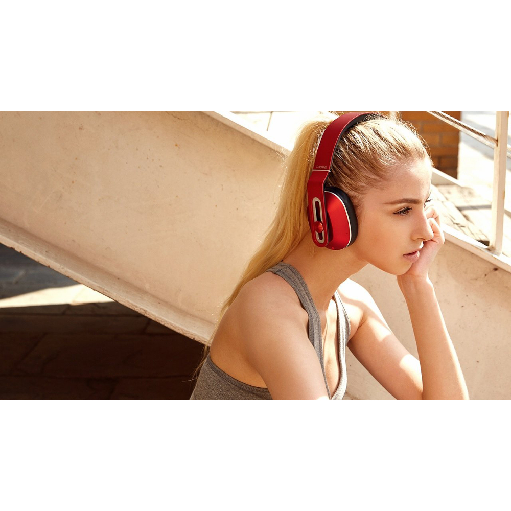 Гарнітура 1MORE Over-Ear Headphones Bluetooth Red Конструкція накладні (накладаються на вухо)