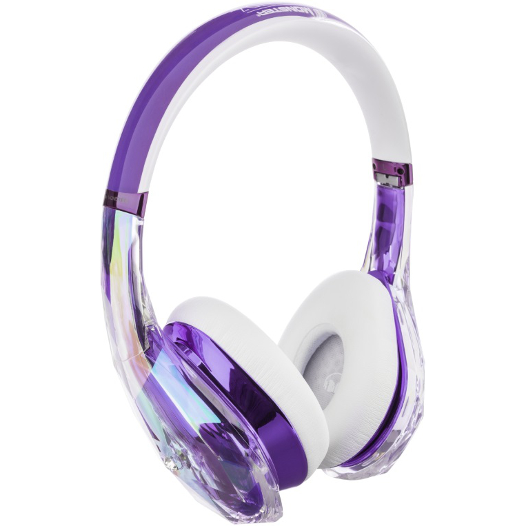 Гарнітура MONSTER DiamondZ On-Ear Purple and White (MNS-137016-00) Вид гарнітура