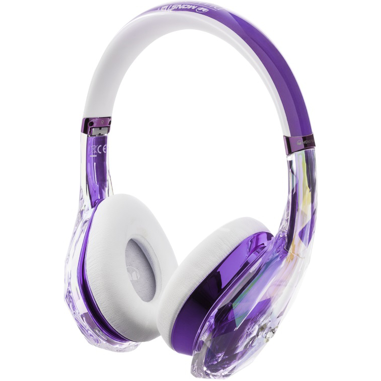 Гарнітура MONSTER DiamondZ On-Ear Purple and White (MNS-137016-00) Конструкція накладні (накладаються на вухо)