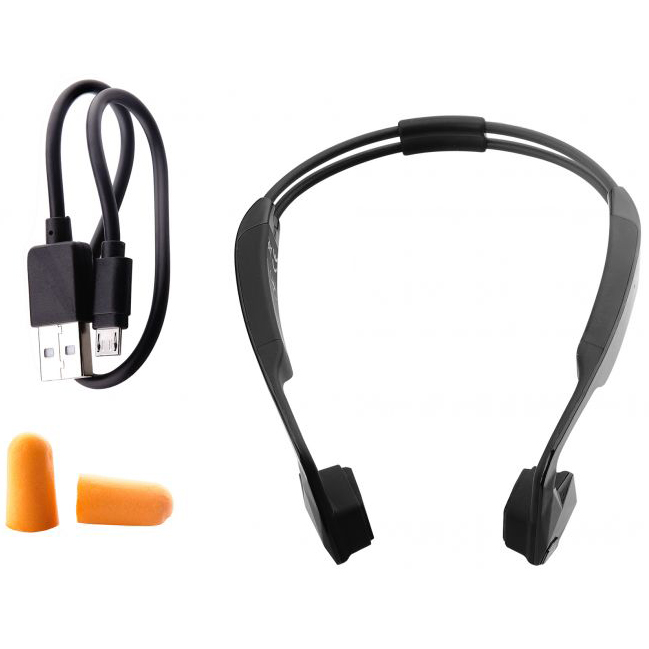 Гарнитура SIGMA HEADSET X-MUSIC H81 SAFETY black (4827798636534) Конструкция костные (проводят звук через кости черепа)