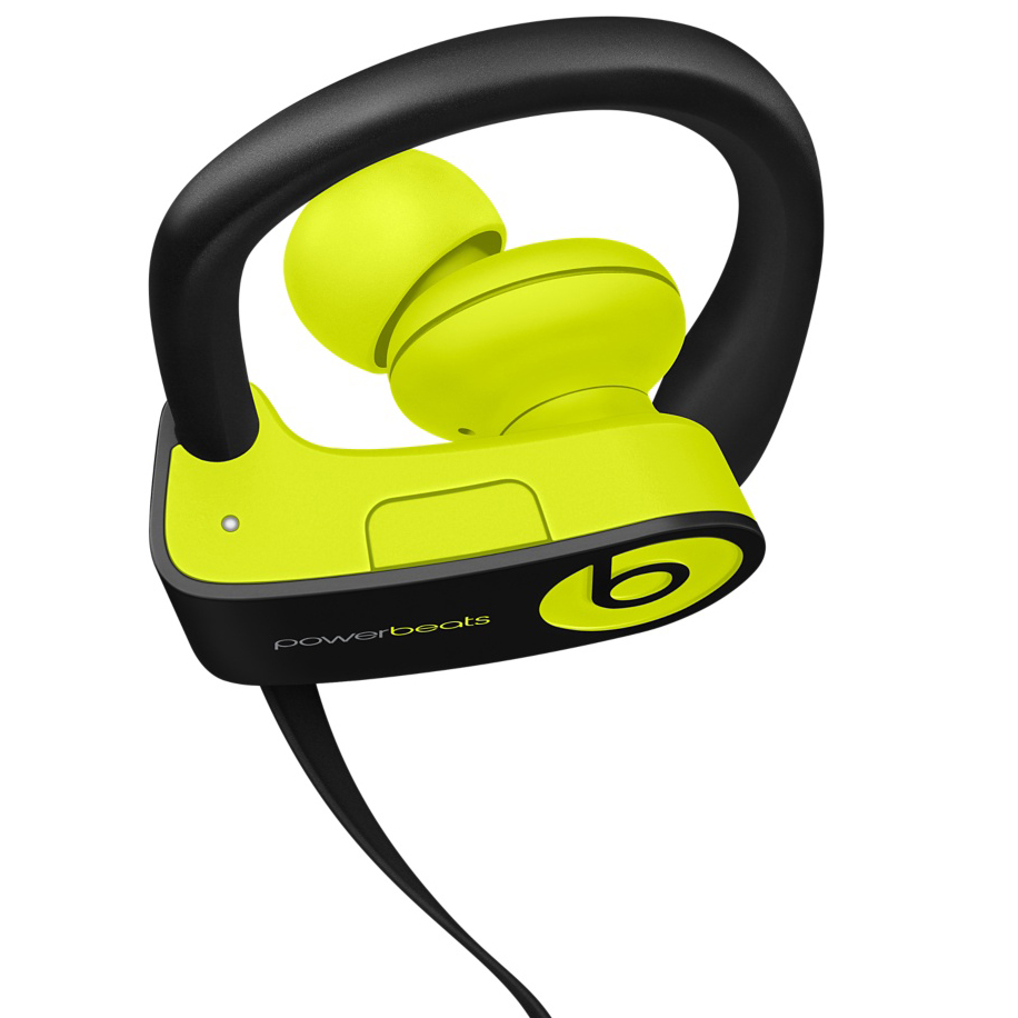 Гарнитура Beats Powerbeats 3 Wireless Earphones Shock Yellow (MNN02ZM/A) Крепление дужка (за ухо)