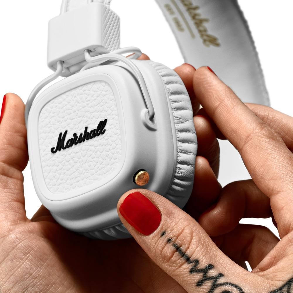 Зовнішній вигляд Гарнітура MARSHALL Major II Bluetooth White (4091377)