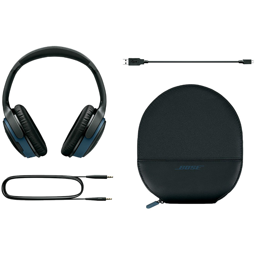 Гарнитура BOSE SoundLink Around-ear (black/blue) Крепление дуга (над головой)