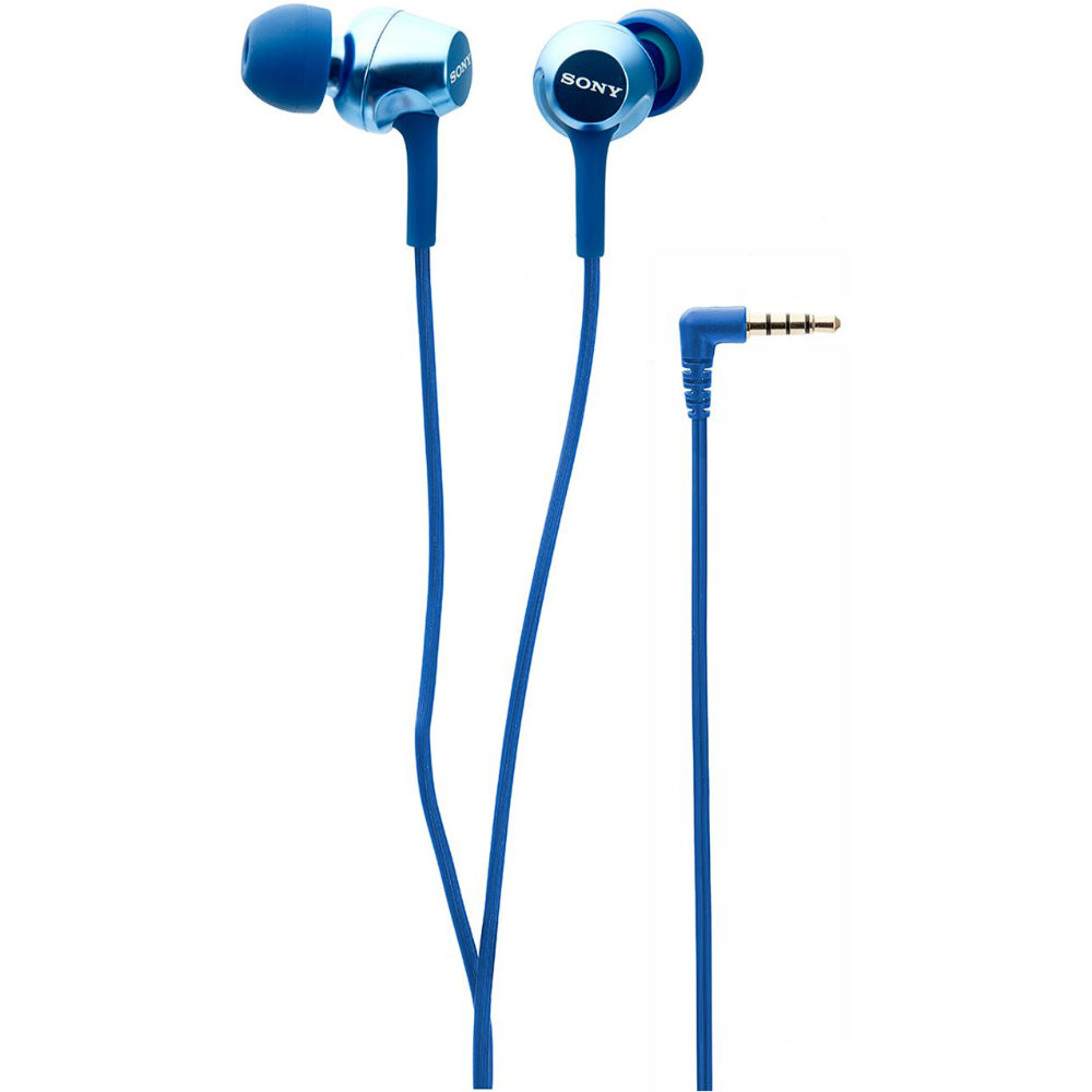 Гарнітура SONY MDR-EX255AP Blue (MDREX255APL.E) Конструкція внутрішньоканальні (у вушний канал)