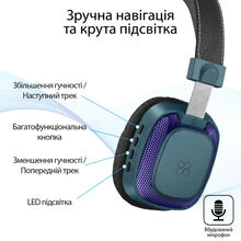 Гарнітура PROMATE Melody-BT Blue (melody-bt.blue)