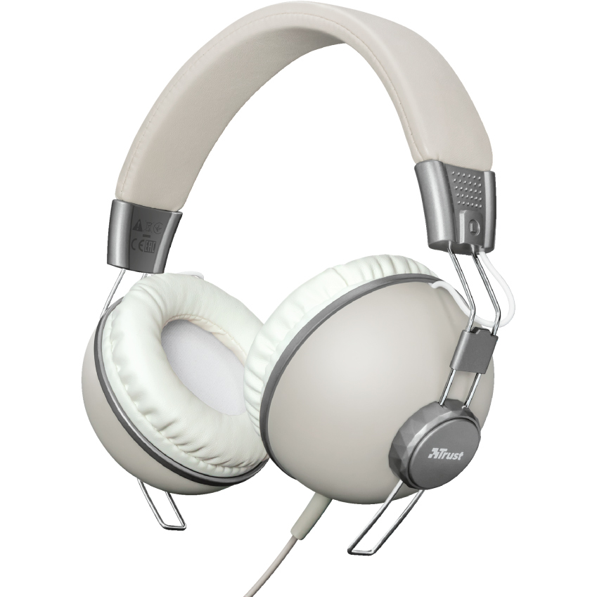 

Гарнитура TRUST Noma Headphones retro ivory (22636), Noma Headphones