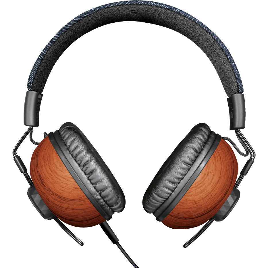 Гарнитура TRUST Noma Headphones denim wood (22637) Вид гарнитура