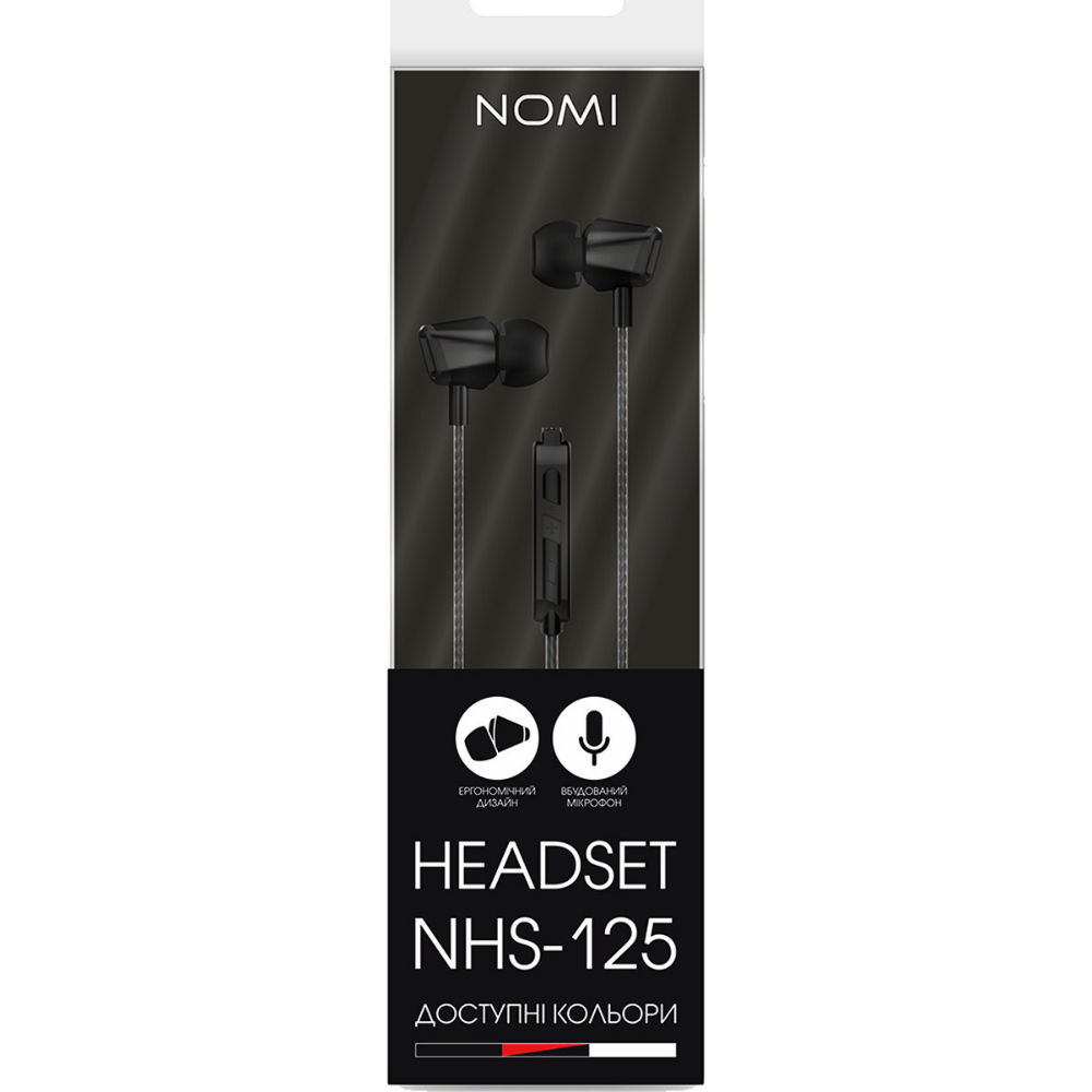 Гарнітура NOMI NHS-125 Black (378458) Вид гарнітура