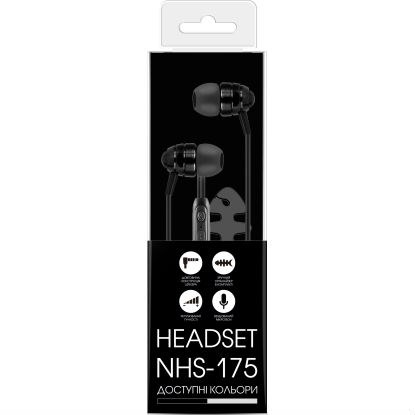 Зовнішній вигляд Гарнітура NOMI NHS-175 Black (378464)