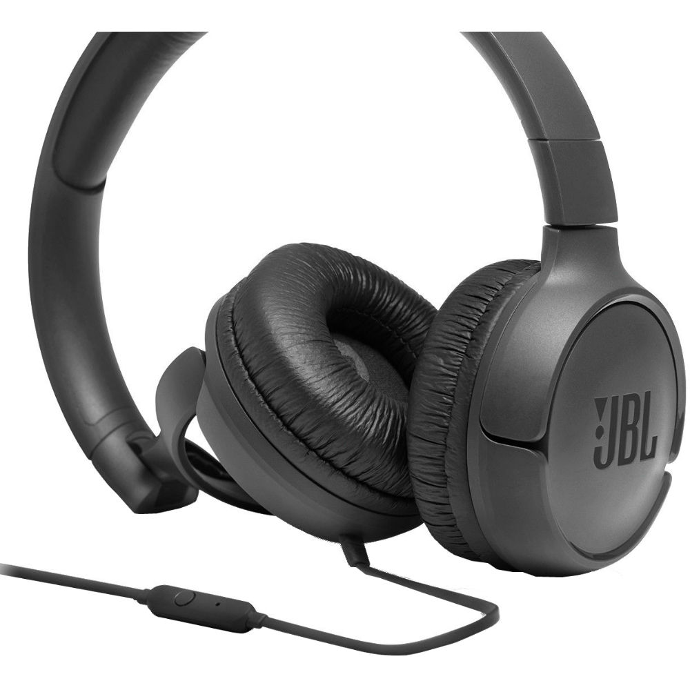 Гарнітура JBL Tune 500 Black (JBLT500BLK) Конструкція повнорозмірні (повний обхват вуха)