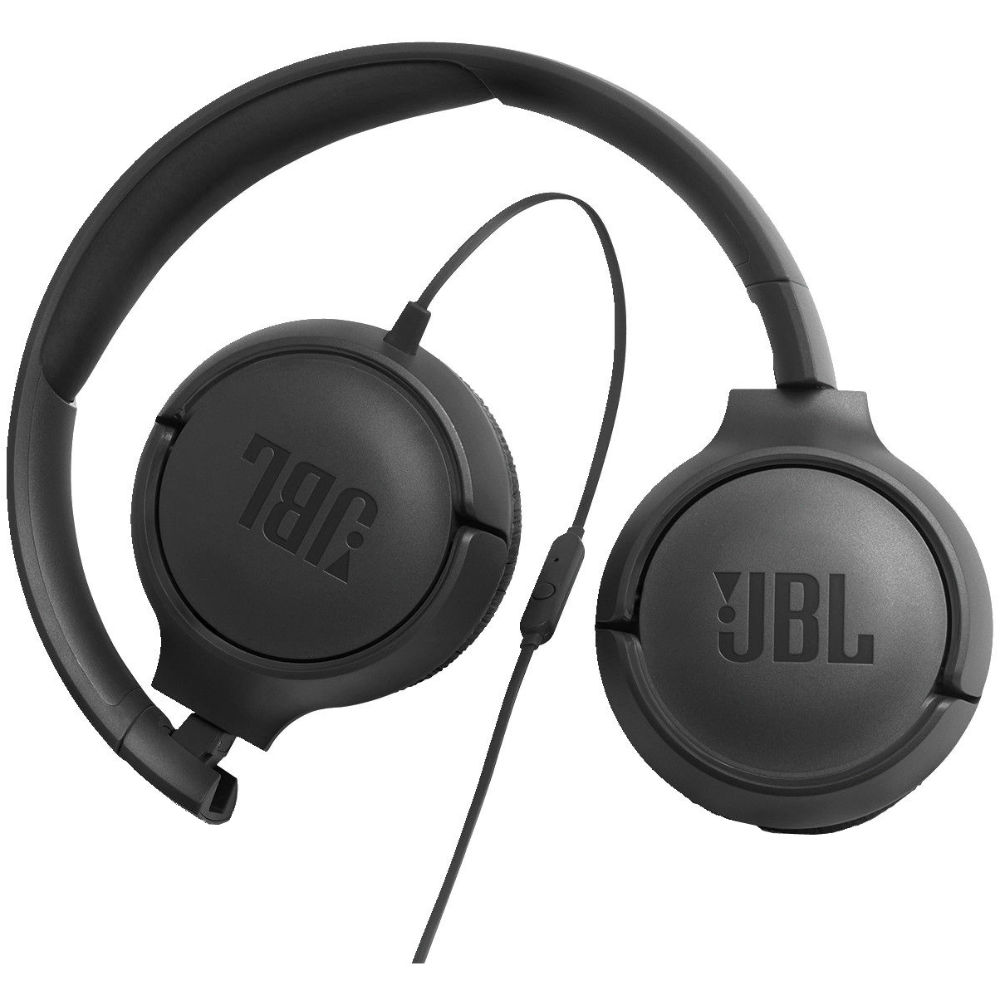 Гарнітура JBL Tune 500 Black (JBLT500BLK) Кріплення дуга (над головою)