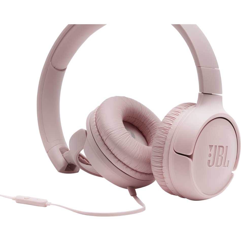 Гарнітура JBL T500 Pink (JBLT500PIK) Конструкція повнорозмірні (повний обхват вуха)