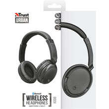 Гарнитура TRUST Kodo Bluetooth Wireless Headphone black metallic (22452)