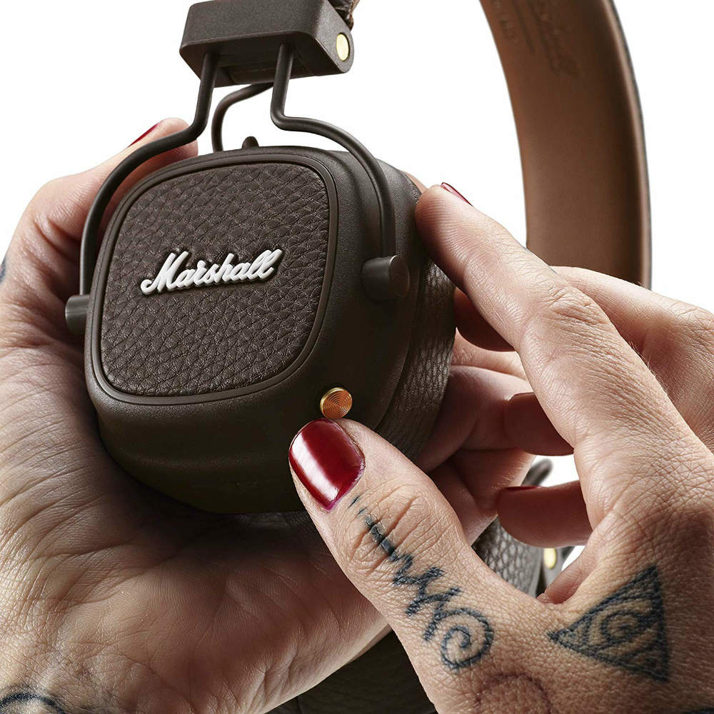 Гарнитура MARSHALL Headphones Major III Bluetooth Brown (4092187) Конструкция полноразмерные (полный обхват уха)