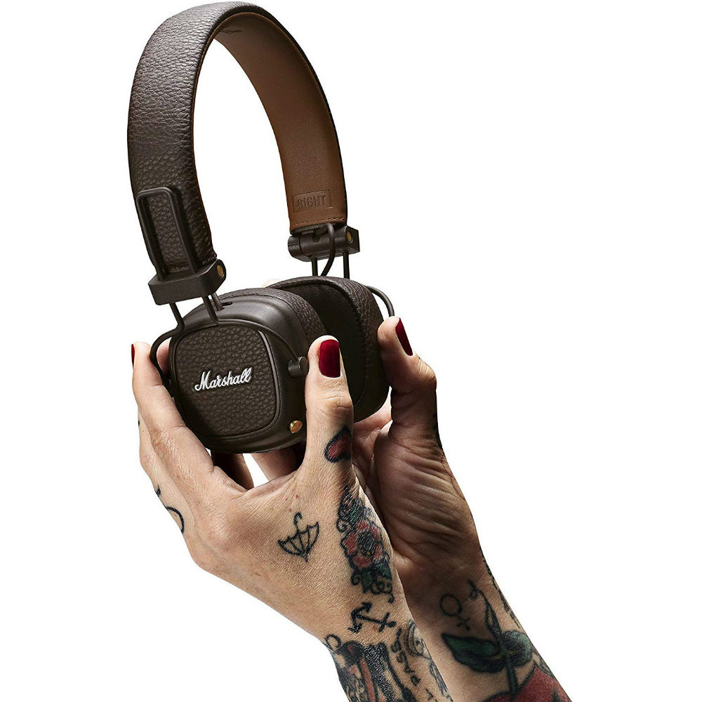 Гарнитура MARSHALL Headphones Major III Bluetooth Brown (4092187) Крепление дуга (над головой)