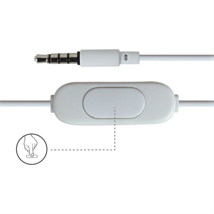 Гарнитура MOTOROLA EARBUDS 2 WHITE (SH006 WHITE) Конструкция внутриканальные (в ушной канал)