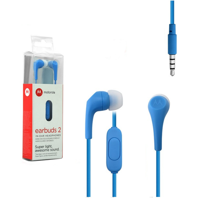 Гарнитура MOTOROLA EARBUDS 2 BLUE Вид гарнитура