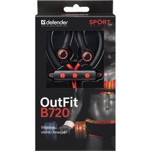 Гарнітура DEFENDER OutFit B720 Black/Red (63721)