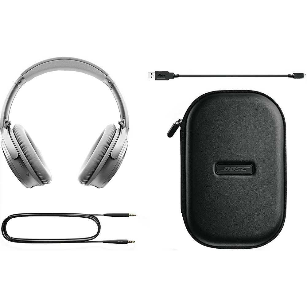 Гарнитура BOSE QuietComfort 35 II Silver (61781) Подключение беспроводное