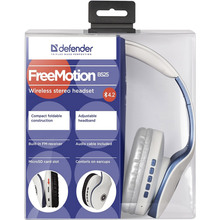 Гарнітура DEFENDER FreeMotion B525 White/Blue (63526)