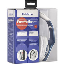 Гарнітура DEFENDER FreeMotion B525 White/Blue (63526)