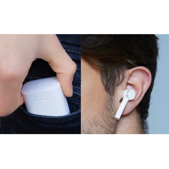 Зовнішній вигляд Гарнітура XIAOMI Mi Air True Wireless Earphones White (TWSEJ01JY)