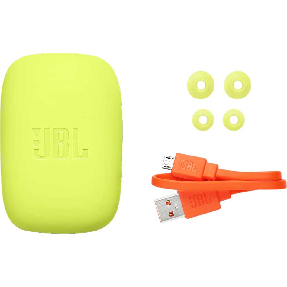 Гарнітура JBL Endurance Jump Black/Yellow (JBLENDURJUMPBNL) Кріплення дужка (за вухо)