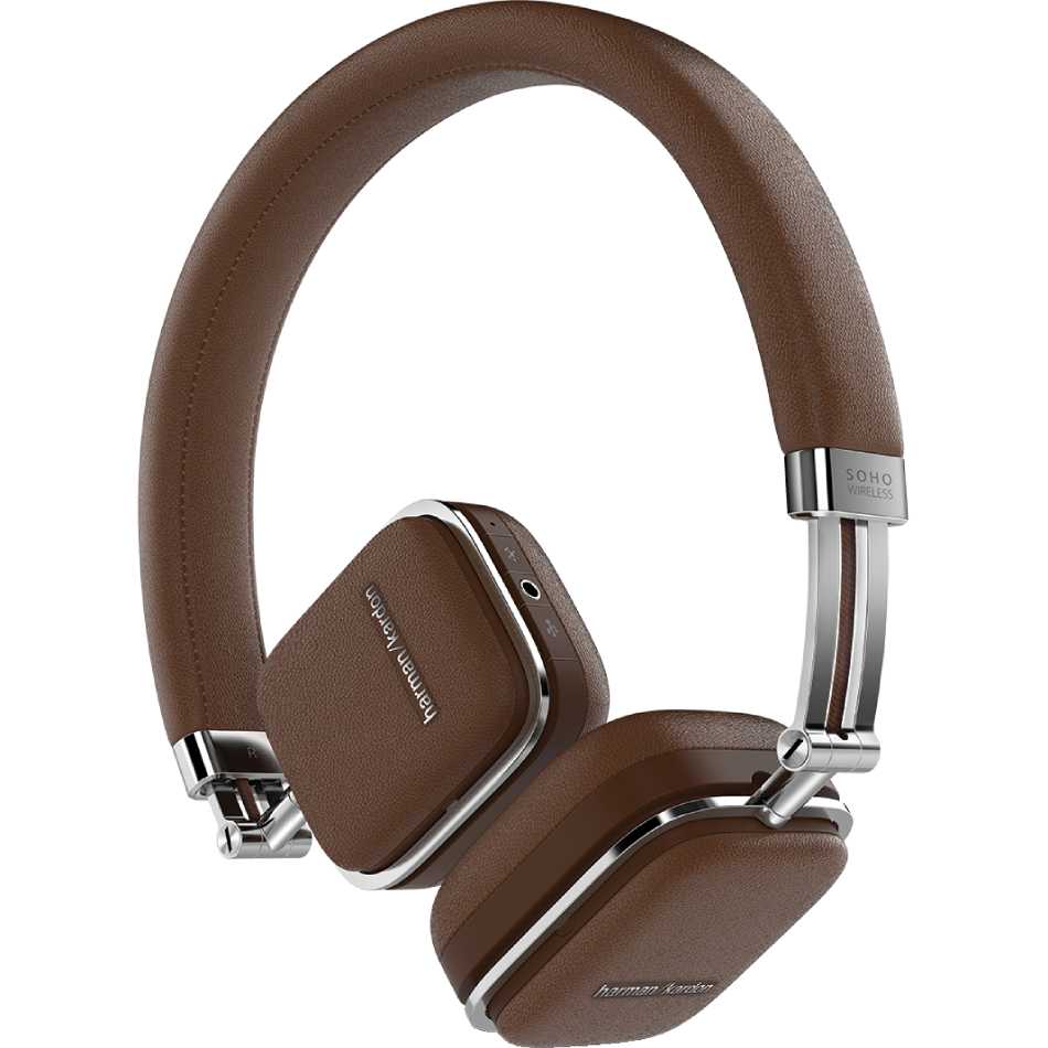 Гарнітура Harman Kardon Soho Wireless Brown (HKSOHOBTBRN) Вид гарнітура