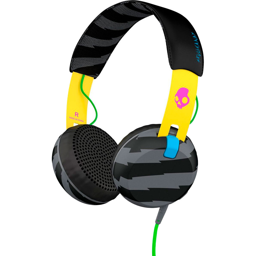 Гарнітура Skullcandy Grind Yellow/Black (S5GRHT-466) Вид гарнітура