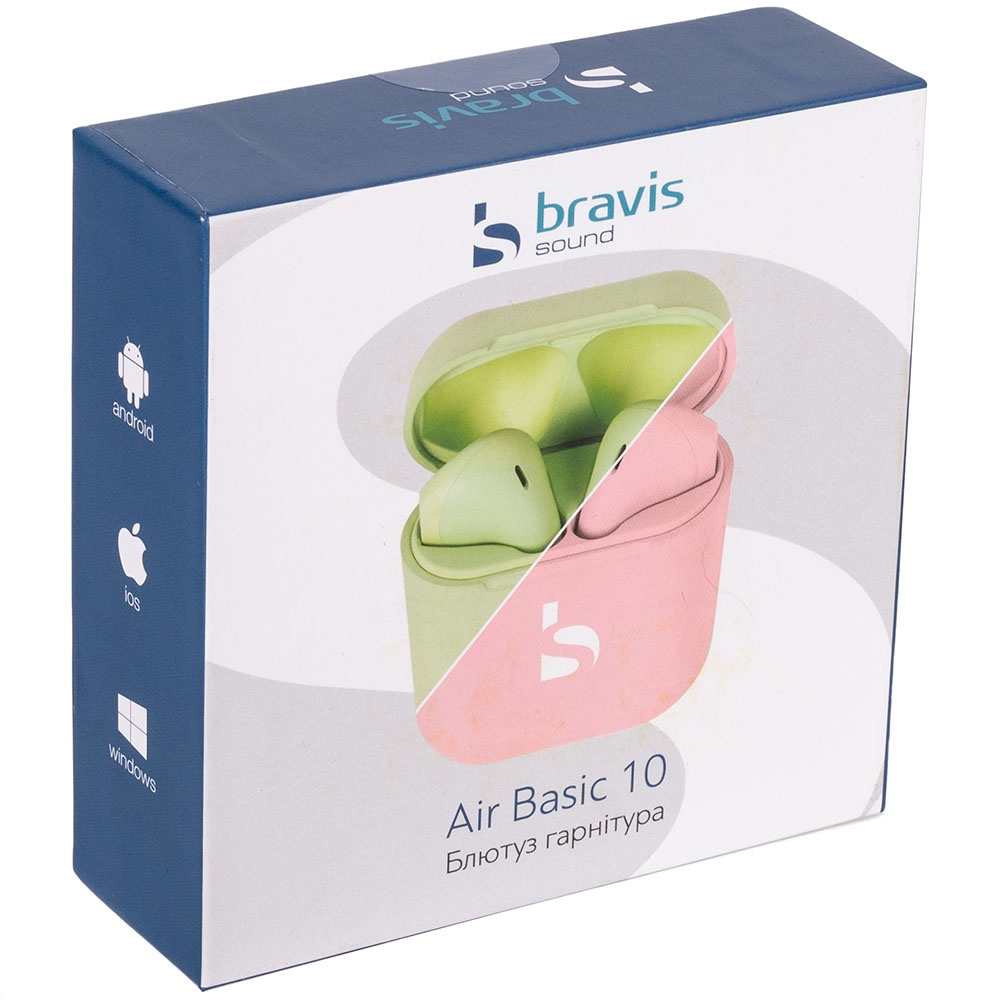 Изображение Гарнитура BRAVIS Air Basic 10 Pink