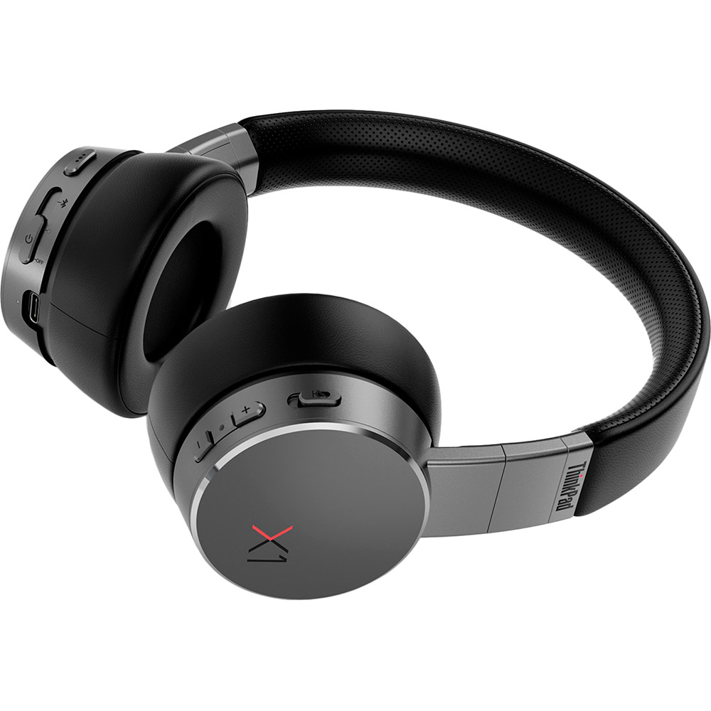 Гарнитура ThinkPad X1 ANC Active Noise Cancellation Headphones Black-Grey (4XD0U47635) Конструкция накладные (накладываются на ухо)