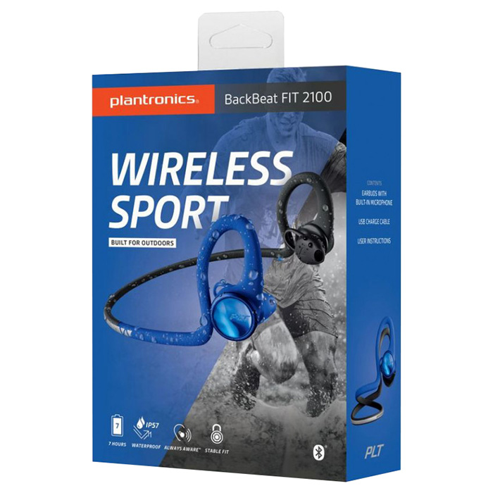 Гарнітура PLANTRONICS BackBeat Fit 2100 Blue (158209) Додатково 20-20000