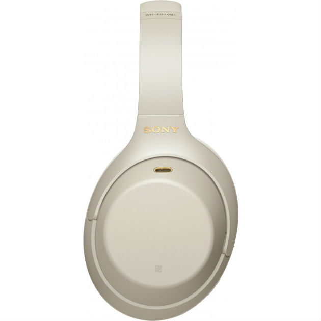 Внешний вид Гарнитура SONY WH-1000XM4 Silver (WH1000XM4S.CE7)