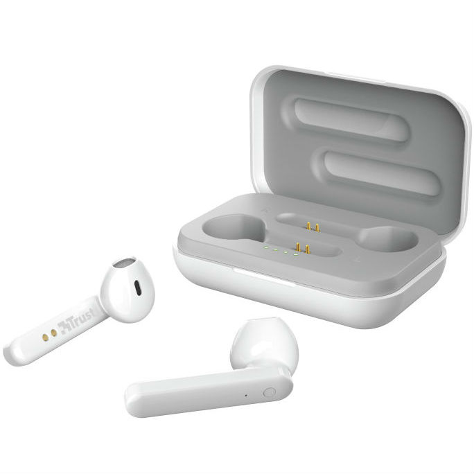 Гарнітура TRUST Primo Touch BT Eearphones White (23783) Конструкція вкладиші (у вушну раковину)