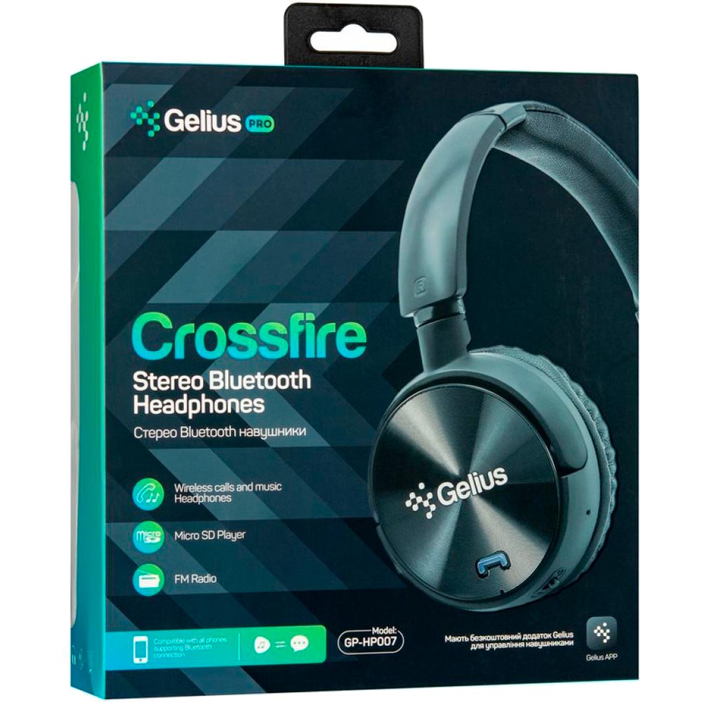 Замовити Гарнітура Gelius Pro Crossfire GP HP-007 Black