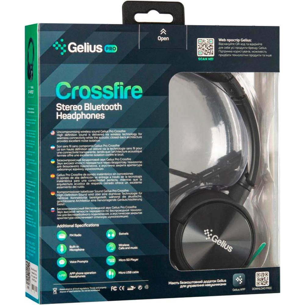 Покупка Гарнітура Gelius Pro Crossfire GP HP-007 Black