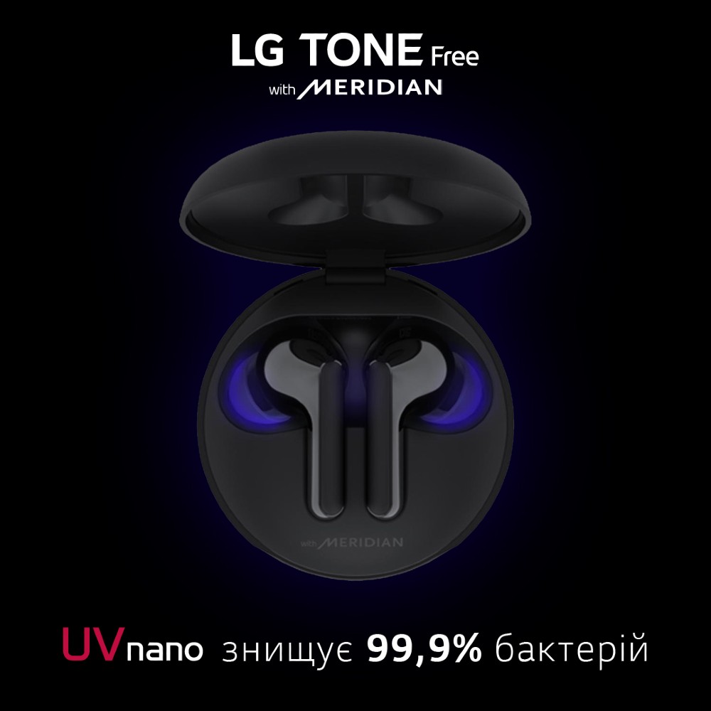 Покупка Гарнітура LG TONE Free FN6 True Wireless Black (HBS-FN6.ABRUBK)